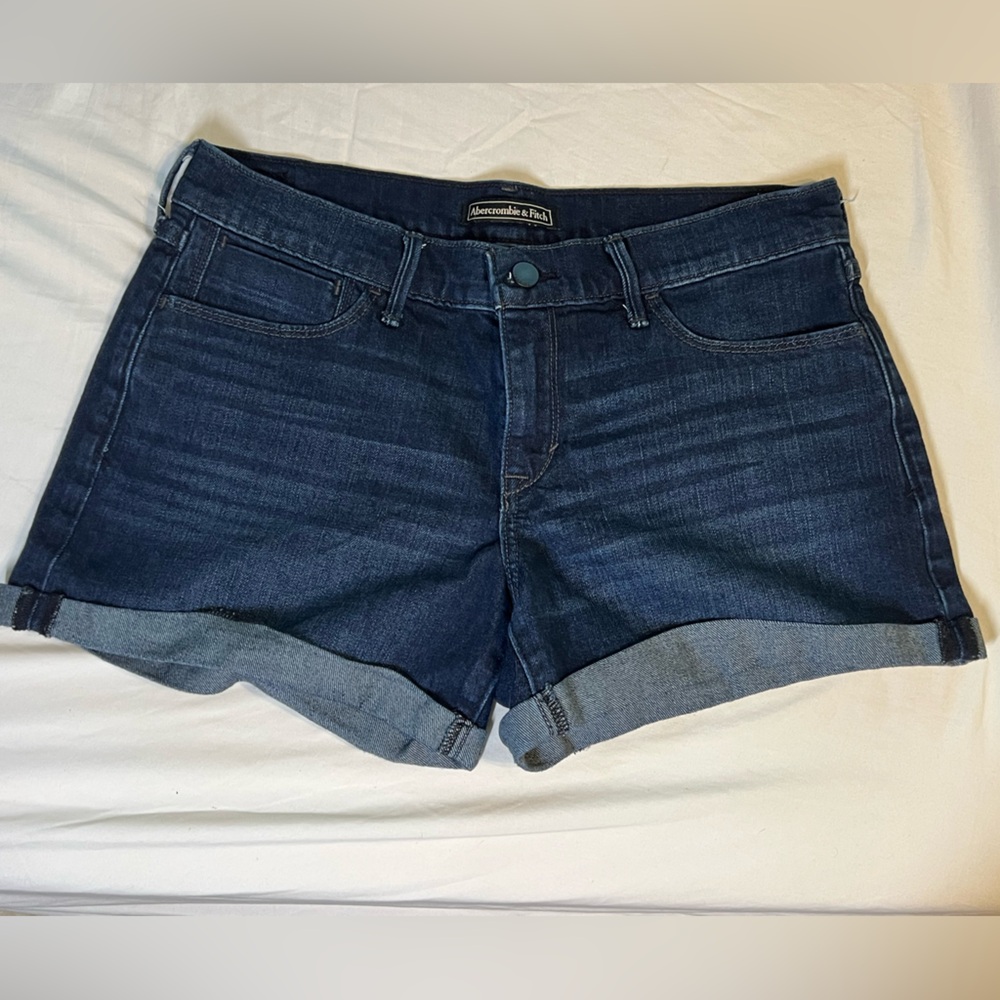 Abercrombie & Fitch Indigo Denim Shorts